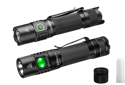 sofirn SP35T 3800 Lumens Pocket Flashlight Bundle SC31Pro 2000 Lumens Rechargeable Flashlight