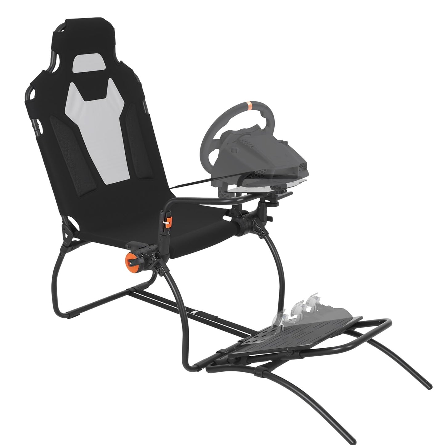 Garvee Racing Wheel Stand,Foldable Racing Simulator Cockpit for g923/g920/g29, Steering Wheel Stand & Foot Pedal Angle Adjustable,Sim Racing Cockpit for Thrustmaster t248p, Fanatec, Hori, Mad Catz.