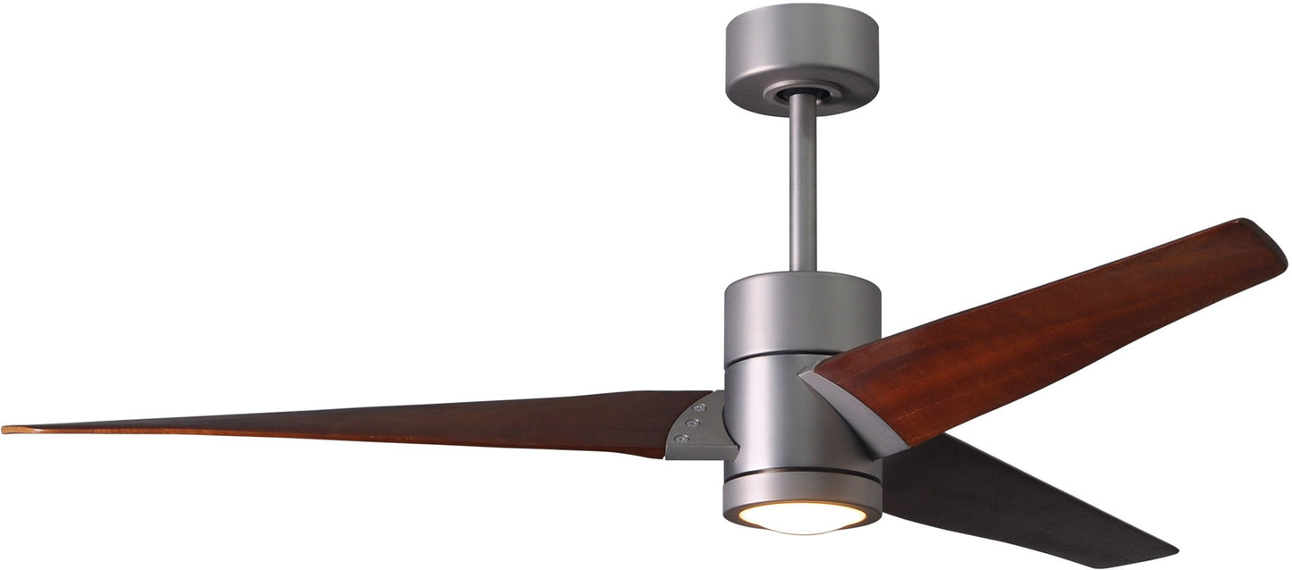 Matthews Sj-Bn-Wn-60 Super Janet Outdoor/Indoor Damp Rated 60 Ceiling Fan With Led Light And Remote & Wall Control, Silent Dc Mo
