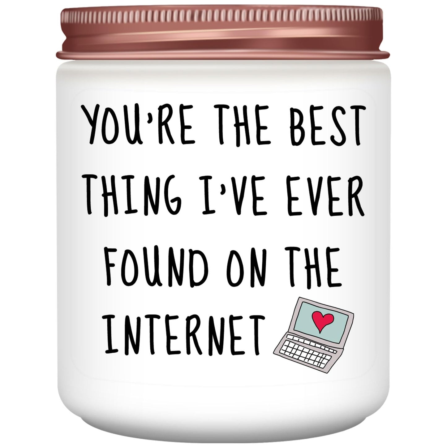 Homsolver Gifts for Her, Girlfriend, Wife, Funny Lavender Candle Unique Valentines Anniversary Christmas Birthday Gifts for Her, Girlfriend