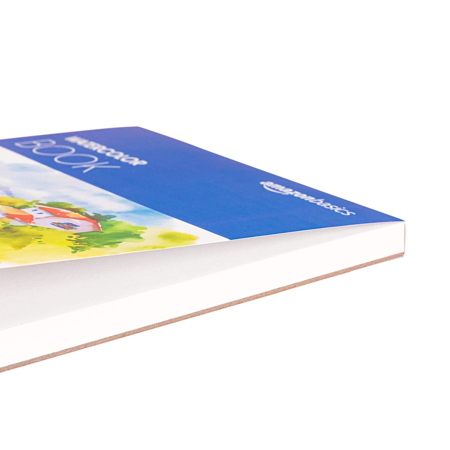Amazon Basics Watercolor Pad, 9"x12", 140 lb / 300 gsm, 30 Sheets, White