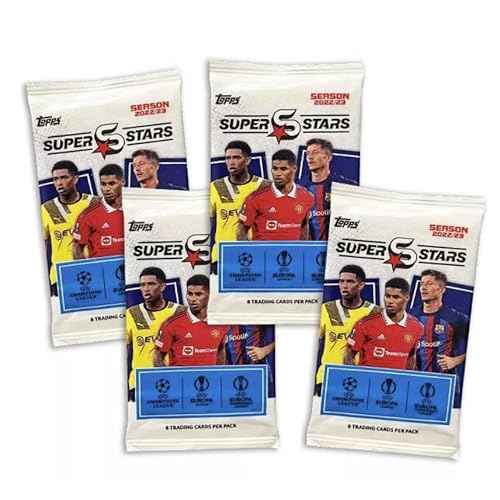 Topps UEFA Superstars 22/23 Hanger Pack (4 Packs)