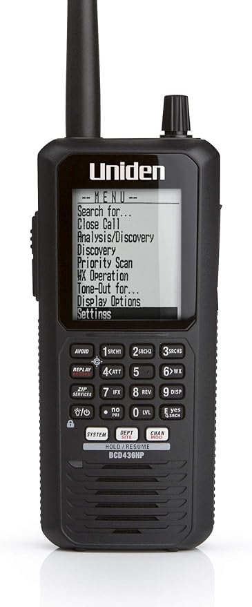 Uniden BCD436HP HomePatrol Series Digital Handheld Scanner. TrunkTracker V, Simple Programming, S.A.M.E. Emergency/Weather...