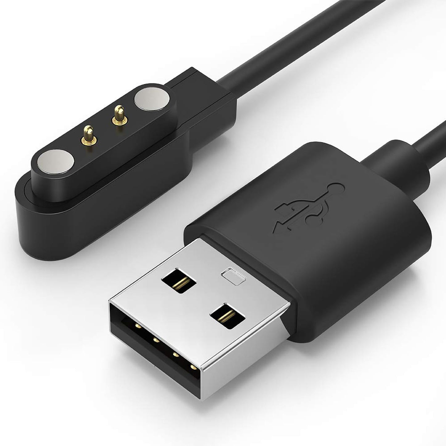Compatible For Lige Smart Watch Charger, Magnetic Usb Replacement Charging Cable Compatible With Lige Smart Watch (Black, For Co