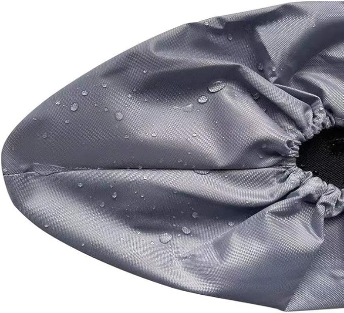 Jron 5 Pairs Premium Reusable Washable Shoe Cover Boot Covers for Contractors (5 Pairs | US 12-14 For Shoes/US 11-13 For Boots, Grey)