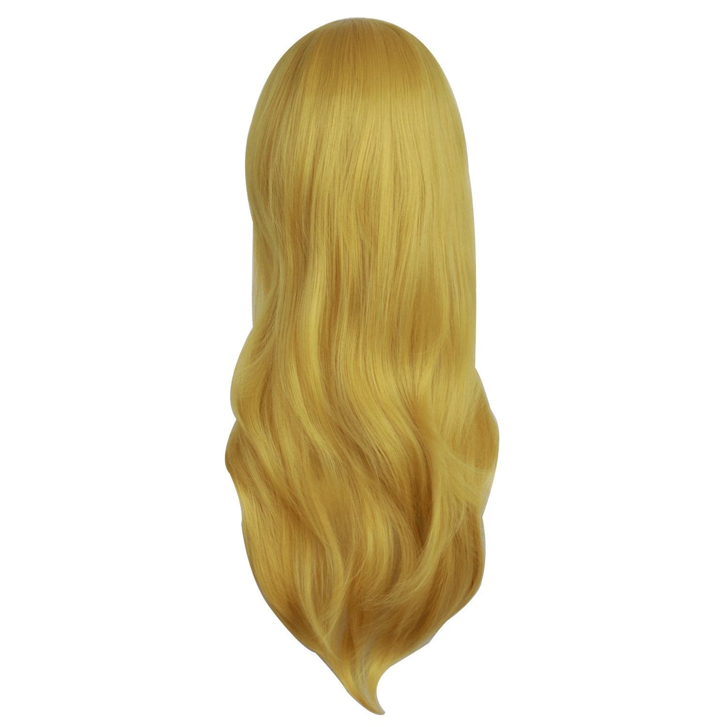MapofBeauty 28 70cm Long Curly Hair Ends Costume Cosplay Wig (Gold/Yellow)