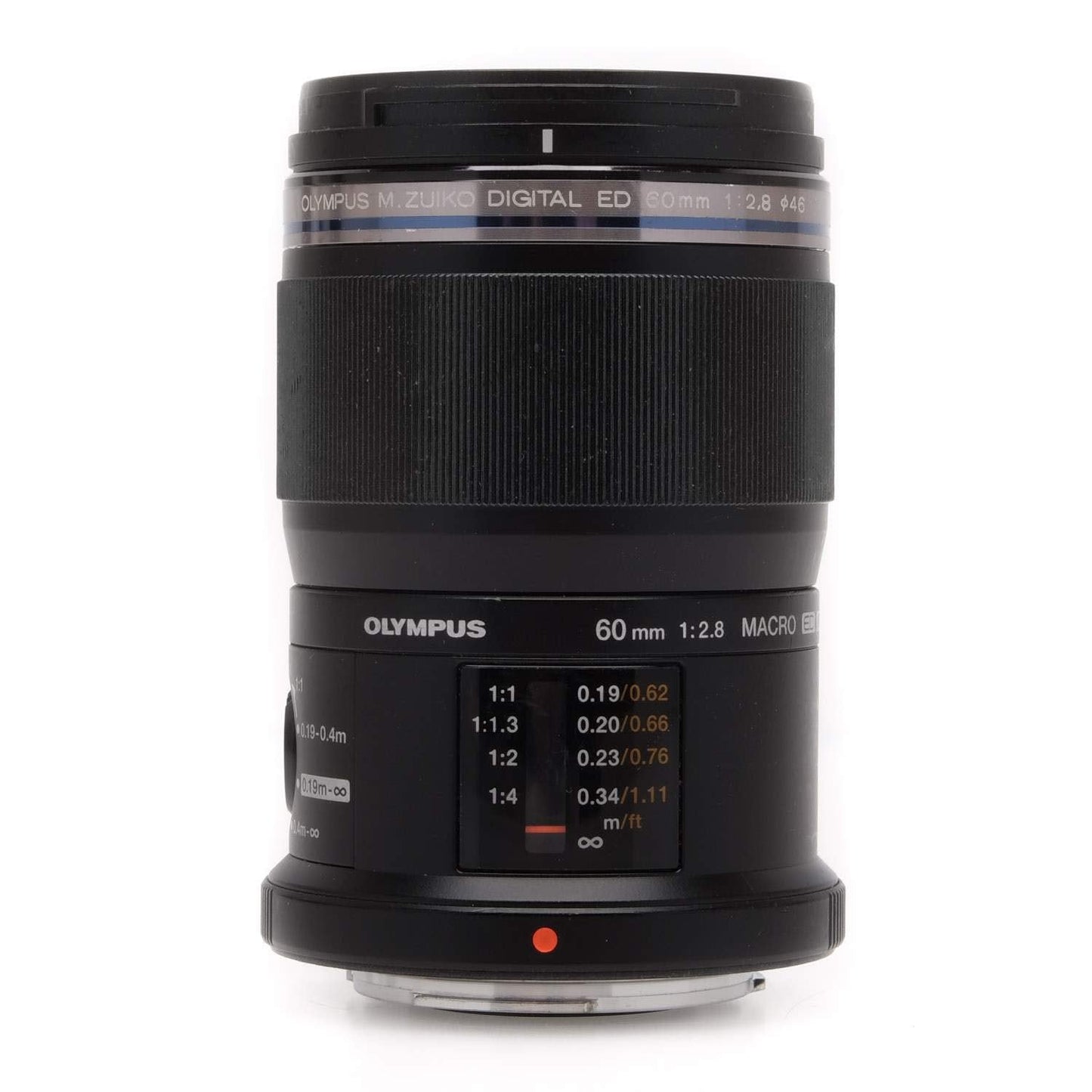 Om System Olympus M.Zuiko Digital Ed 60Mm F2.8 Macro For Micro Four Thirds System Camera, Weather Sealed Design, Focus Limit Swi