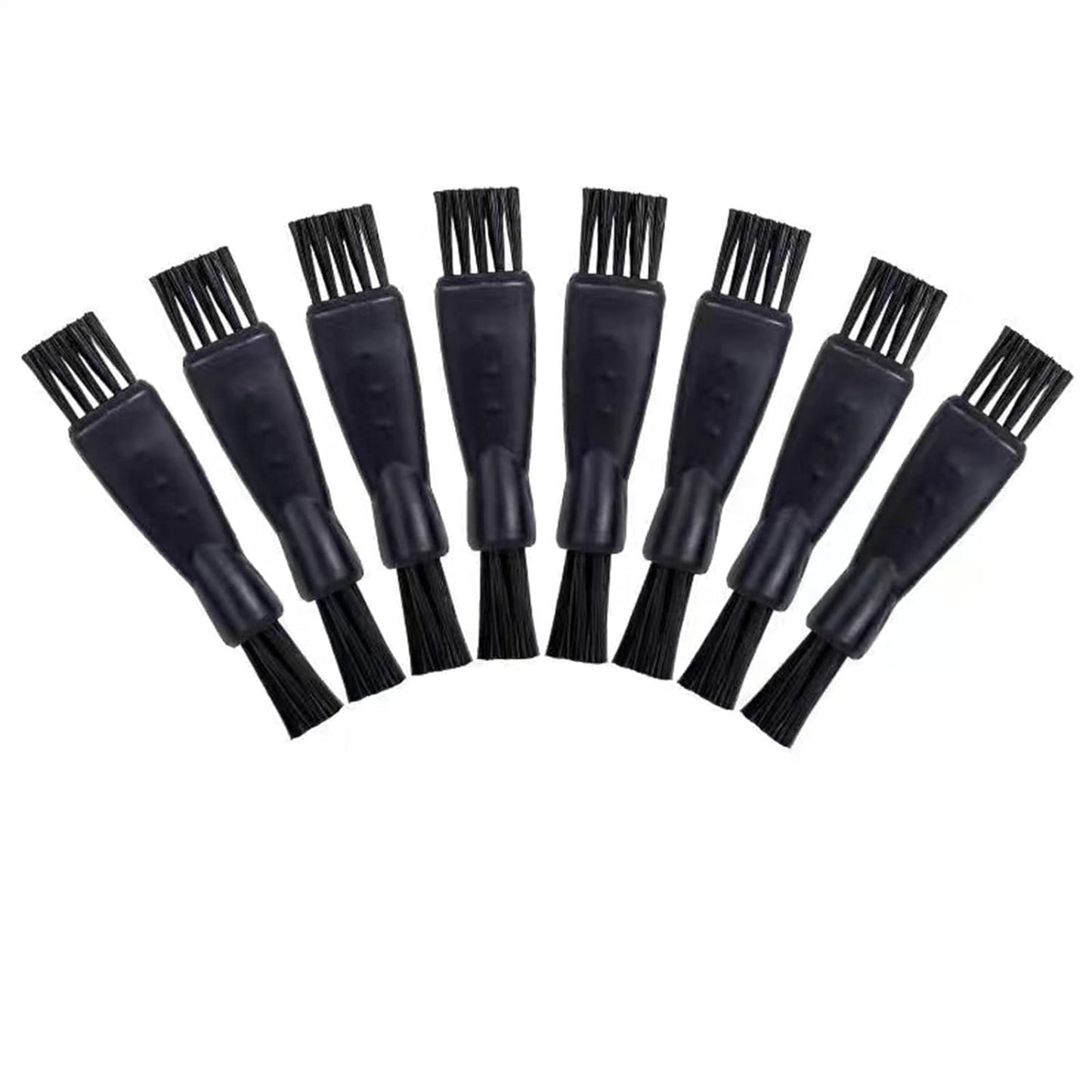 8 Pieces Shaver Brush Razor Cleaning Brush Electric Shaver Double Sided Trimmer Shaver Brush Cleaner Set Nylon Bristles Pp Handl