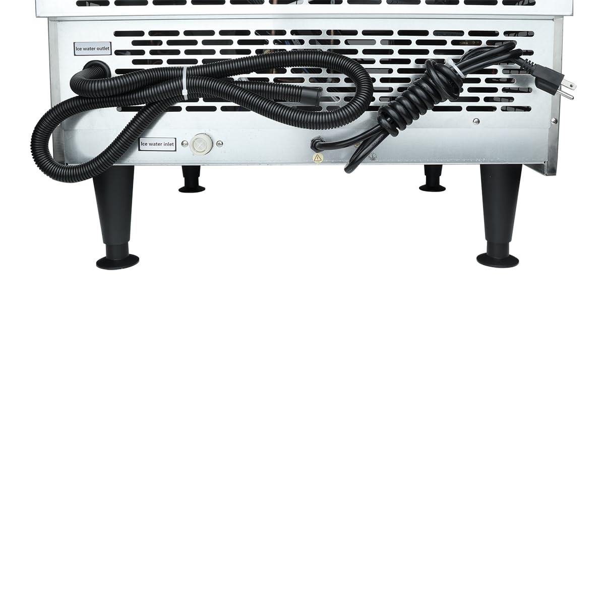 Empura 27" Wide Air Cooled Undercounter Ice Maker | Commercial Ice Machine for Restaurant Bar Cafe | Half Cube, 210 lbs/24hr, 77lbs Bin Capacity, 26.5"W x 27.5"D x 38.5"H, Stainless Steel, 115v, NSF
