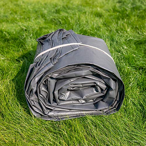 Sunnyglade 10x20 Feet Carport Replacement Top Canopy Cover with Fabric Pole Skirts and Accessories for Car Garage Shelter ...