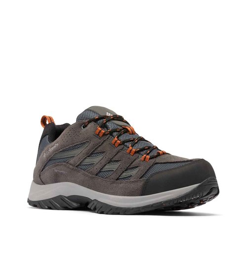 Columbia Mens Crestwood Waterproof, Graphite/Dark Adobe, 11