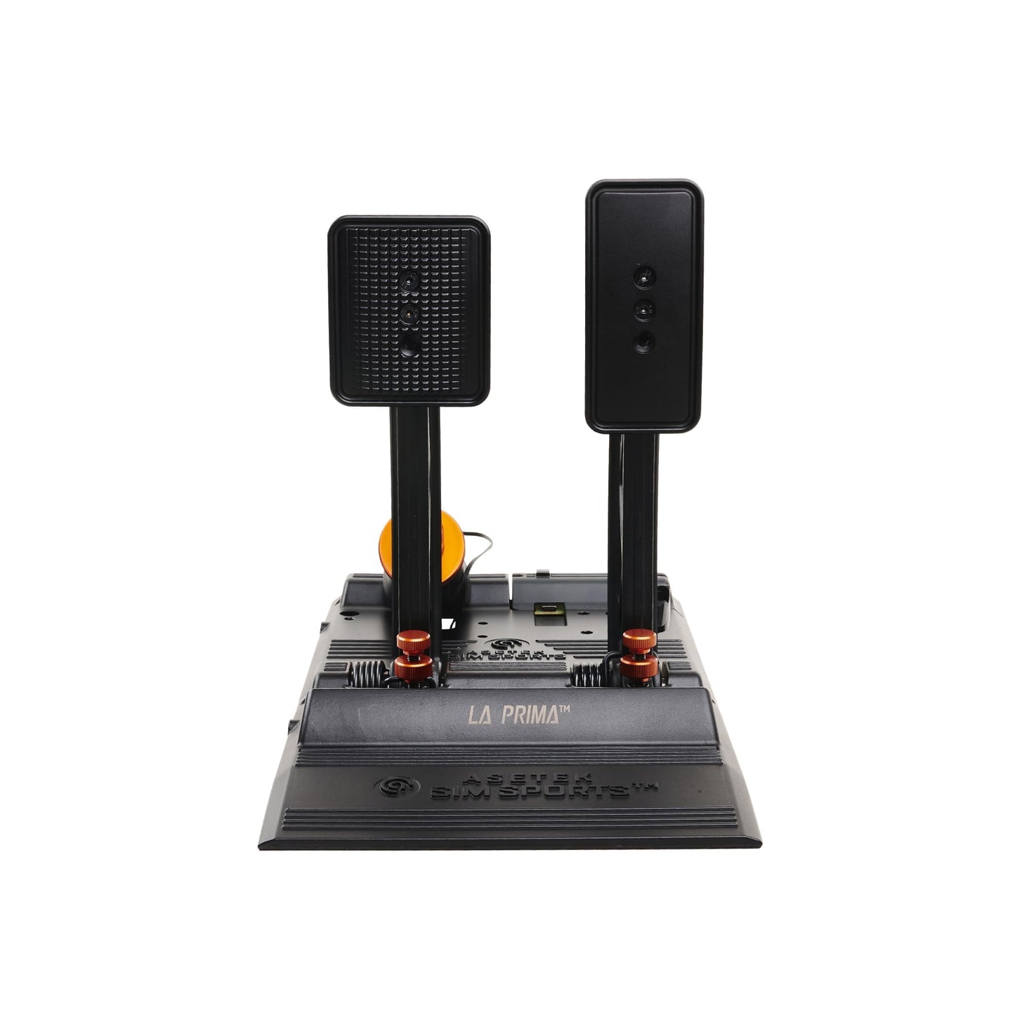 ASETEK SimSports La Prima™ Load Cell Sim Racing Pedals | Adjustable and Customizable Sim Pedals Arms | Built to Replicate Real-Life Racing sim | PC Compatible