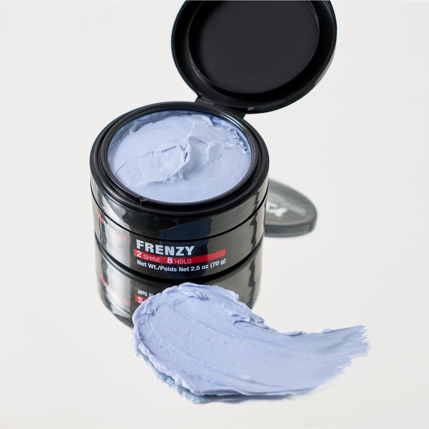 SexyHair Style Frenzy Matte Texturizing Paste, 2.5 Oz | Fullness, Texture and Definition | Helps Create Bulk | Semi-Matte