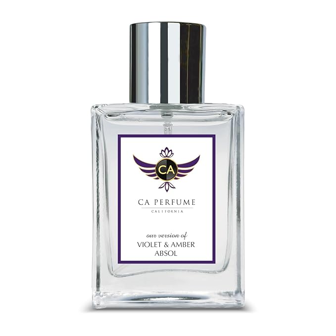 CA Perfume Impression of Violet & Amber Absol for Women and Men Long Lasting Unisex Fragrance Eau De Parfum 1.7 Fl Oz 50ml