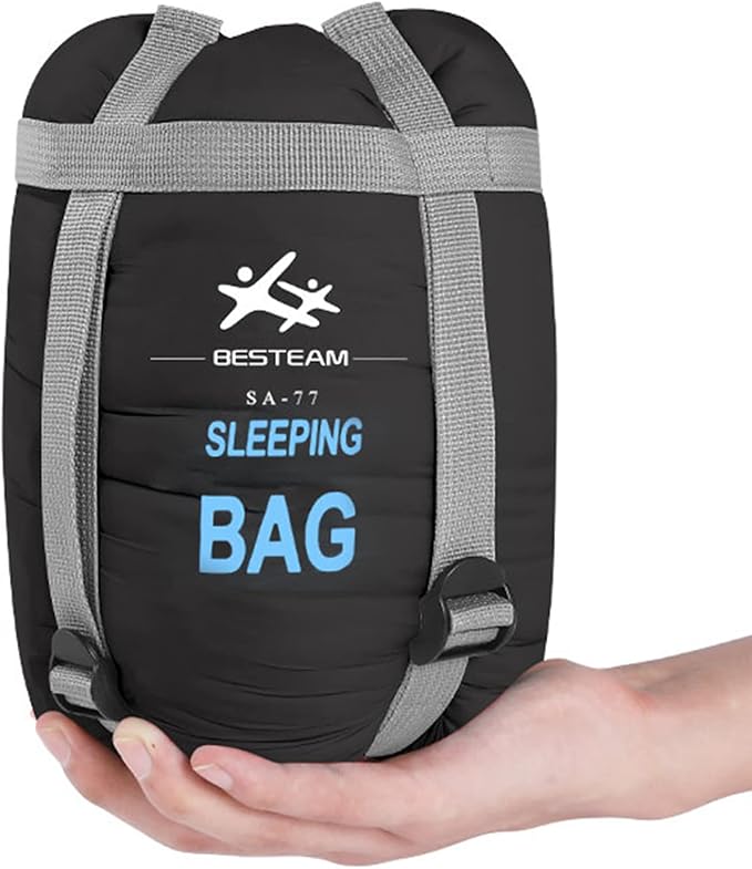 Warm Weather Sleeping Bag - Portable Waterproof Compact Lightweight, Packable for Kids, Teens Adults Camping Backpacking H...