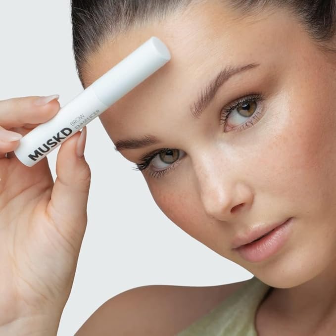 MUSKD Eyebrow Growth Serum (3ML) – Helps Grow Brows Faster & Thicker – Natural Formula, Vegan & Cruelty-Free
