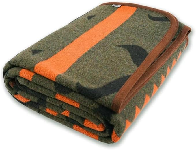 PuTian Merino Wool Blanket - Warm, Thick, Washable, 87" x 63" Large Throw for Outdoors, Camping,Couch, Bed, Travel - Super...