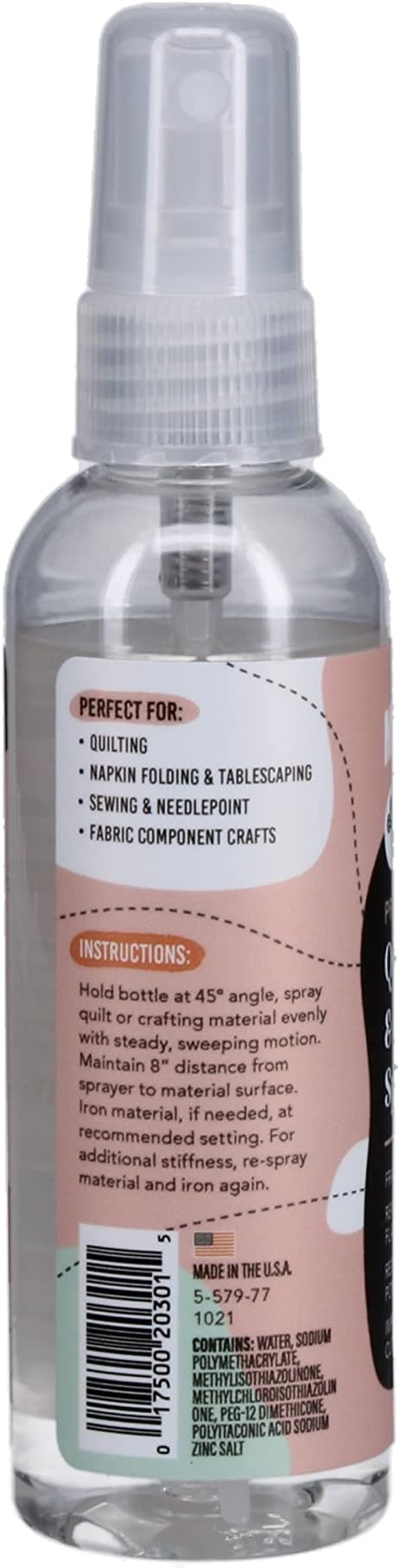 Magic Premium Quilting & Crafting Spray – Fabric Spray for Cutting, Creasing, & Sewing – Best Press Spray Starch for Quilting to Flatten Seams & Wrinkles – Wrinkle Spray - Premium Quilting & Crafting