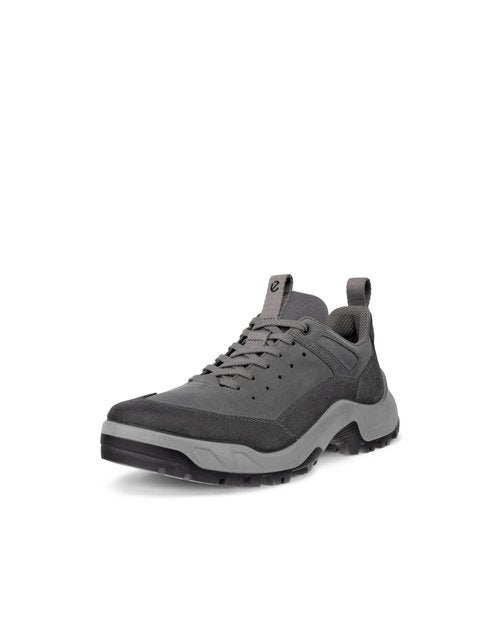 ECCO Men's Offroad Cruiser Lace Up Hiking Shoe, Steel/Steel Oil Suede, 6-6.5