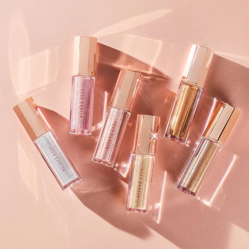 DEARDAHLIA Paradise Shine Eye Sequins DIVA Long Lasting Liquid Eyeshadow Glitter Gloss High Shine Pearl, Lightweight, Minimal Fa