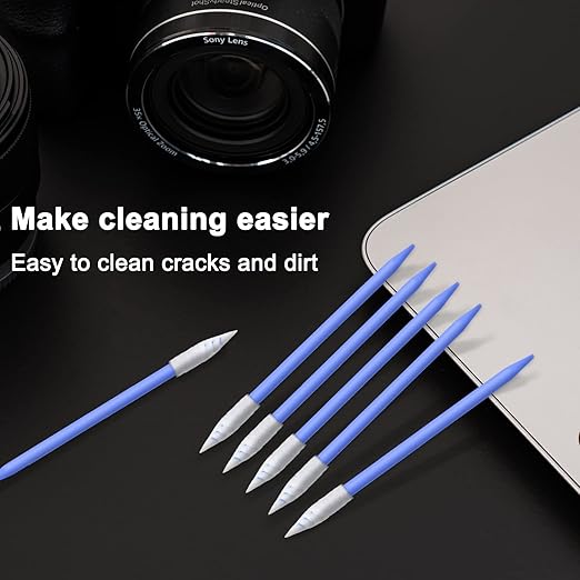 Wellgler's 200pcs Foam Cleaning Swabs，for Electronic, Gun Cleaning or Clean Solenoid Valves（Ideal for Cleaning Narrow Gaps or Tracks）