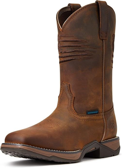 ARIAT womens Anthem Patriot Waterproof Western Boot