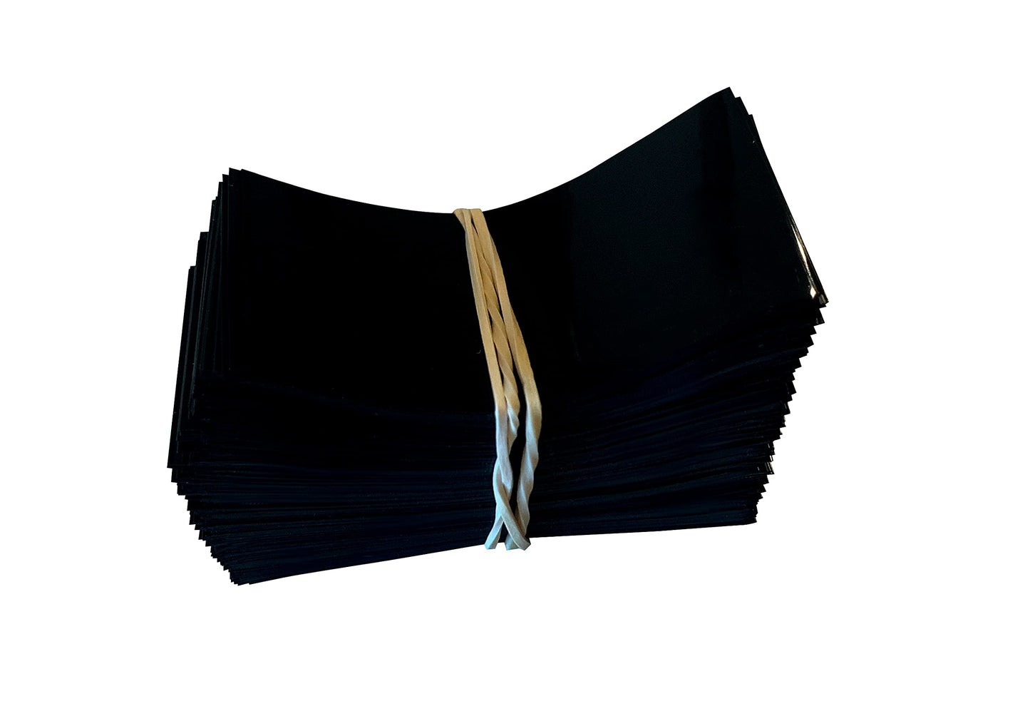 Supplement and Supply 55 x 28 mm Black Perforated Shrink Band for Large Boston Rounds, Cylinder Bottles, Carafe Bottles and More. [Compatible Diameter: 1 1/4”] - Bundle of 1,000