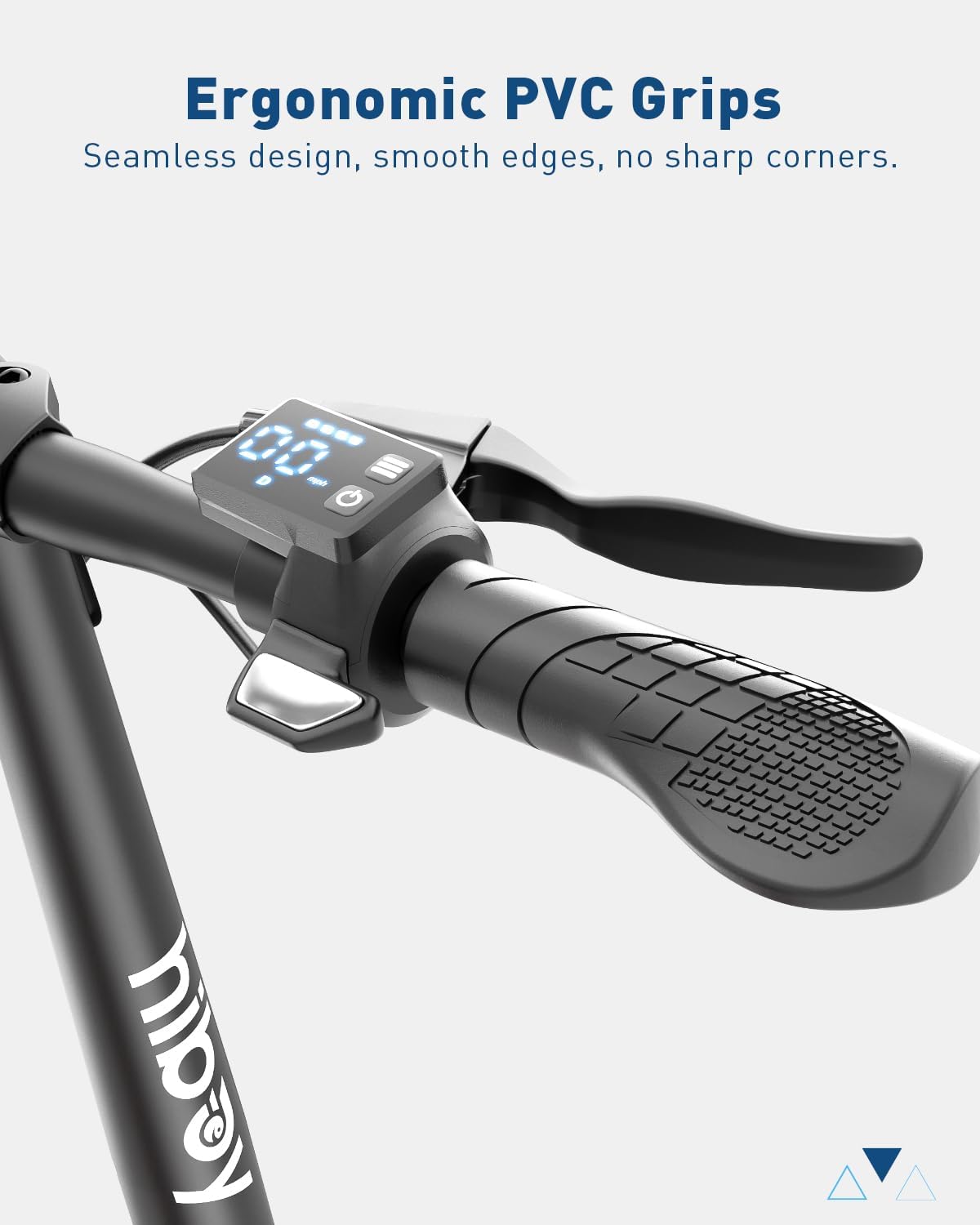 Hiboy Q2 Electric Scooter with Seat for Adults, 500W Peak Motor, 20MPH, 22 Miles Range, Foldable, Dual Suspension, Front & Rear Drum Brakes, Commuter E Scooter with Basket & Phone Holder, Pure Black