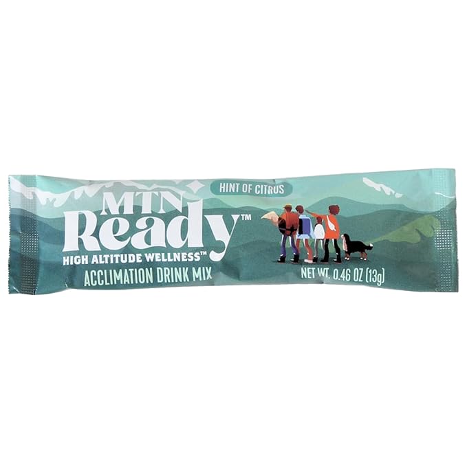 MTN Ready Acclimation Drink Mix | Altitude Sickness Aid, Natural Acclimation, Balanced Energy Boost, Athletic Activity & R...