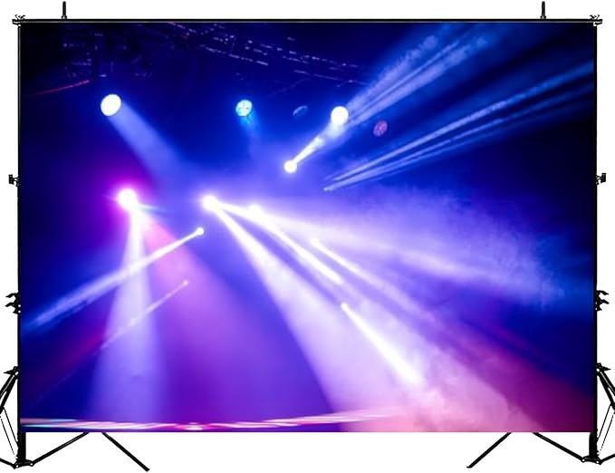 Photography Backdrop Photography Background Concert Lights for Photoshoot Portrait Photo Studio Video Prop Birthday Party ...