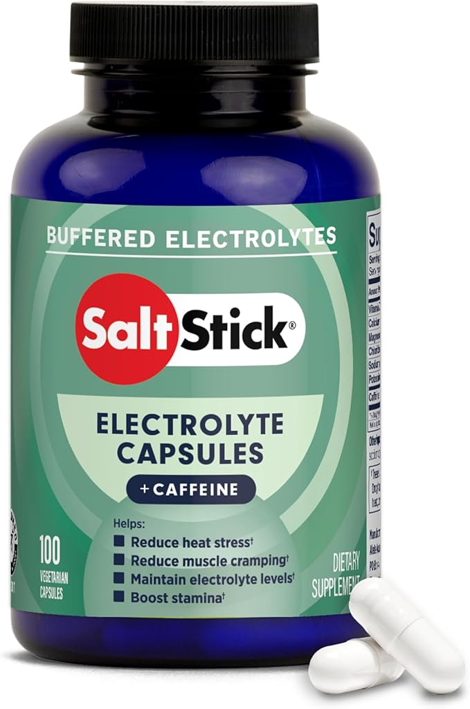 SaltStick Electrolytes with Caffeine - Salt Pills and Electrolytes for Running, Hydration, Leg Cramps Relief, Sports Recov...