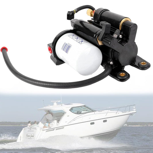 Electric Fuel Pump Assembly FIT for Volvo Penta 4.3 5.0 5.7 GXi Gi OSi Marine Engines, Replace 21608511 3861355 3860210, High & Low Pressure EFI Fuel Pump