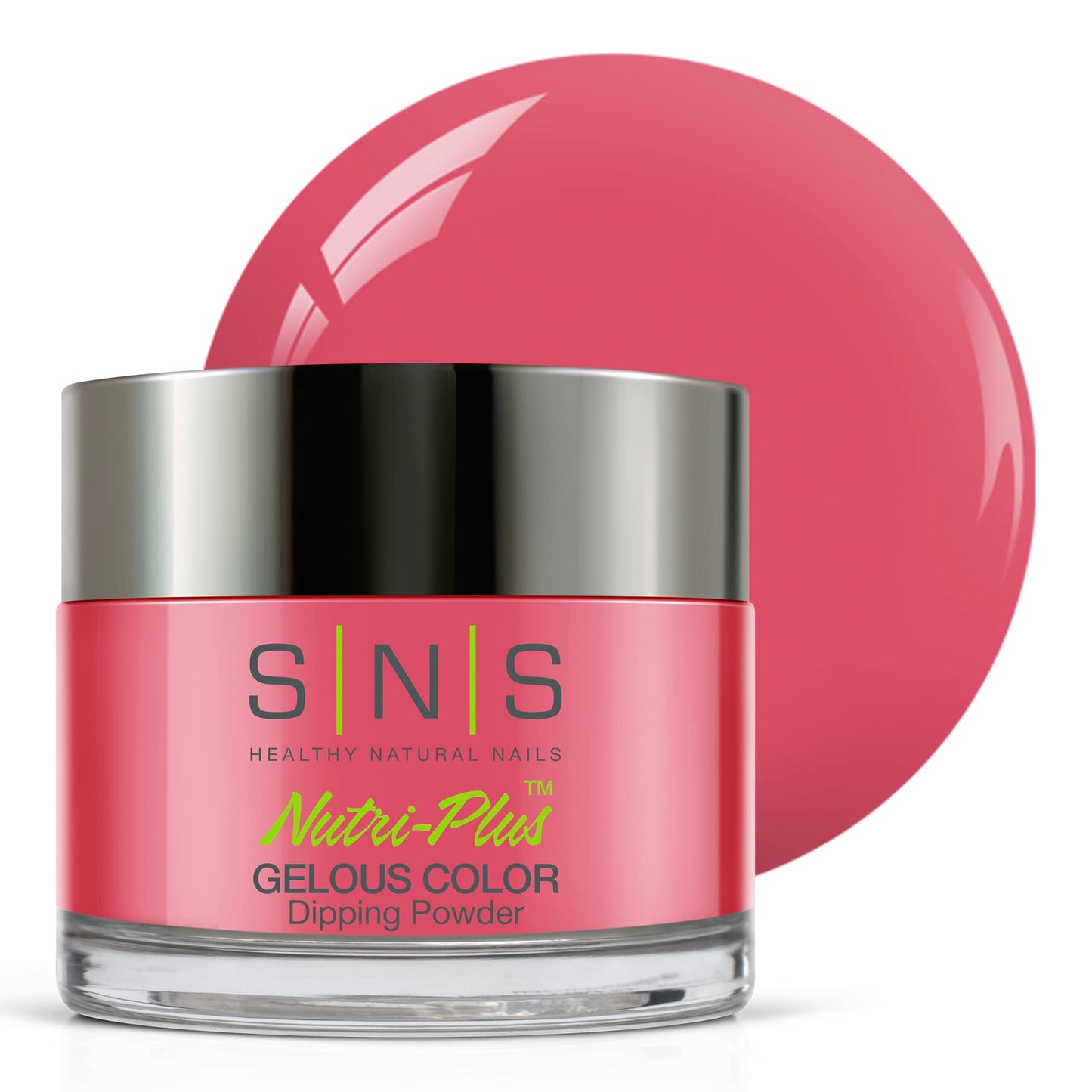 SNS Nail Dip Powder, Gelous Color Dipping Powder - Flair (Pink) - Long-Lasting Acrylic Nail Color Lasts 14 Days - Low-Odor & No