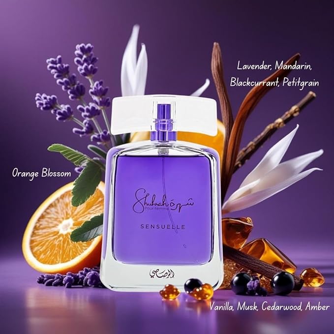 RASASI Shuhrah Sensuelle Eau de Parfum Spray 90ml (3.0 Oz) | A Fragrance for the Modern Muse | Luxurious Floral Perfume