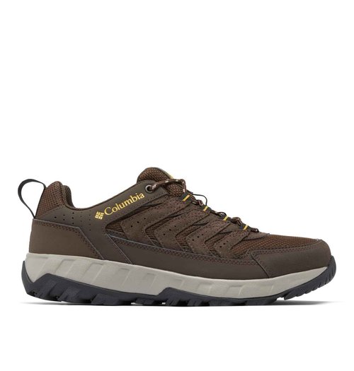 Columbia Mens Strata Trail Low, Cordovan/Golden Yellow, 9.5