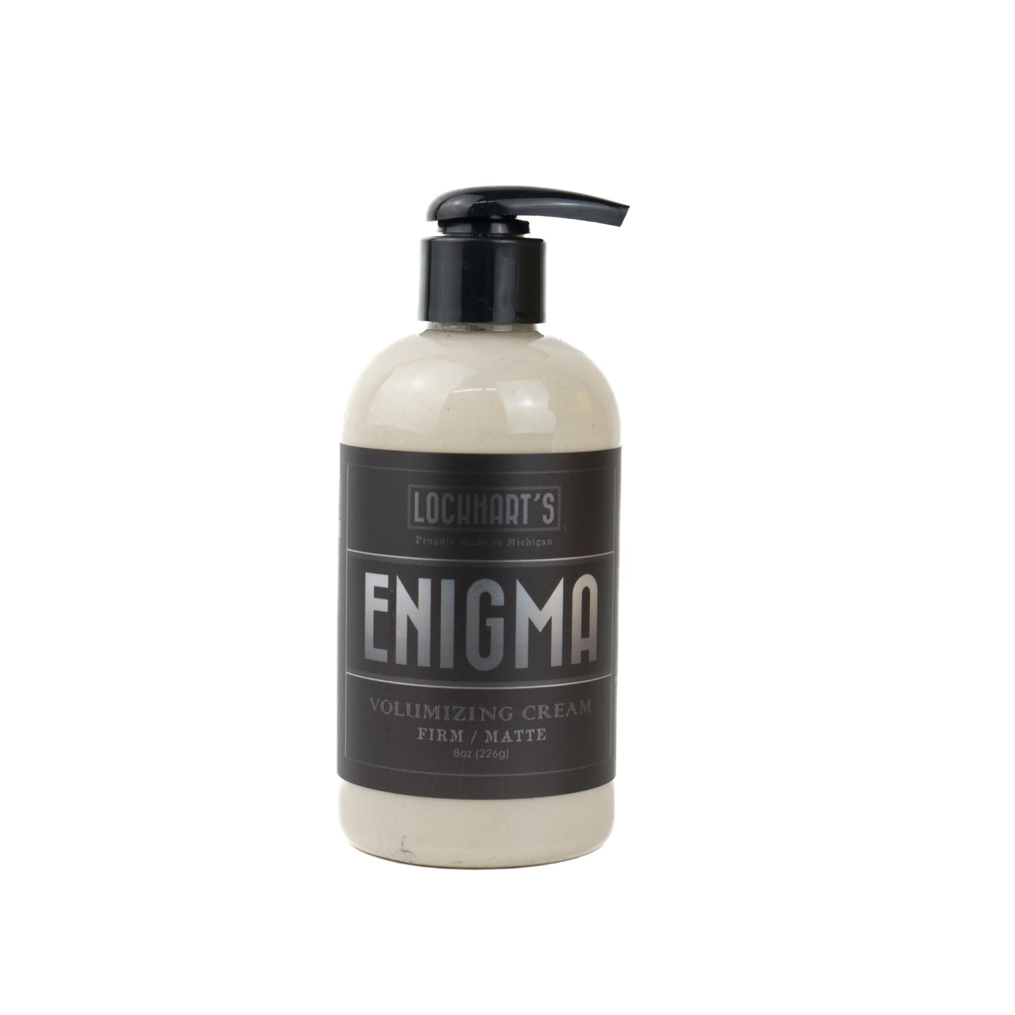 Lockharts Enigma Matte Cream Clay - Hair Styling Cream for Men - Firm, Long-Lasting Hold, Natural Matte Finish - Kaolin & Benton