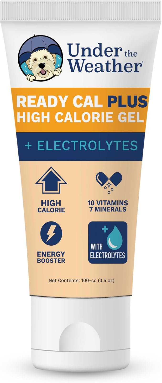 Under the Weather Pet Electrolytes Ready Cal Plus Gel for Dogs | Vet-Formulated High-Calorie Supplement for Dog & Puppy | ...