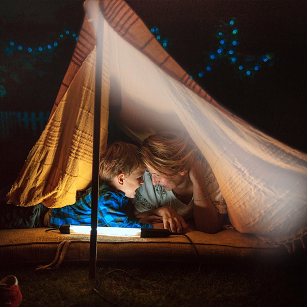 Battery Operated Led Strip Lights - Warm White 3000K, Waterproof, Self-Adhesive, Flexible, Cuttable - 13.2FT for TV, Mirror, Kitchen, Cupboard, Bedroom Decor