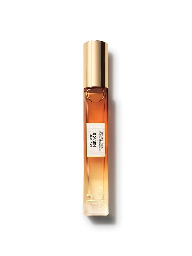 H HABIBI Mystic Mirage Extrait De Parfum 10ml (0.30 fl Oz) – Travel Size Arabian Fragrance for Women & Men, Long Lasting, 25% Perfume Oil, Luxury Niche Scent with Leather Case