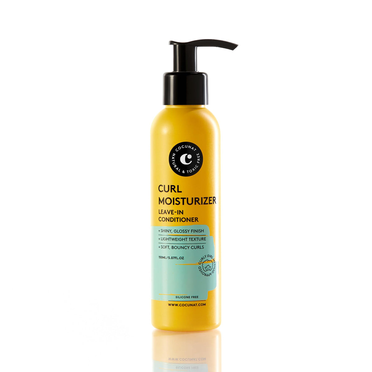 COCUNAT - Curl Moisturizer Leave-in - Curly Hair Gel - Detangles, Defines and Moisturises Curls - Flexible, Shiny and Smooth Cur