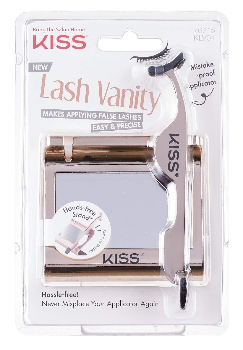KISS Lash Applicator, Hands-free Stand, False Eyelash Tweezer, Plastic, EYELASH CURLER