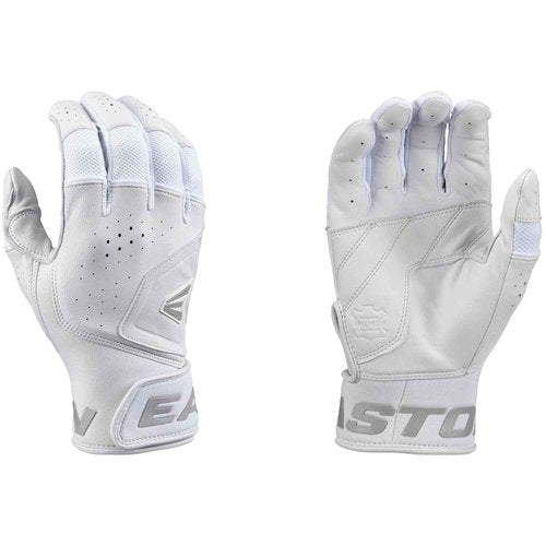 Easton | MAV PRO Baseball Batting Gloves | White/White | Adult XX-Large