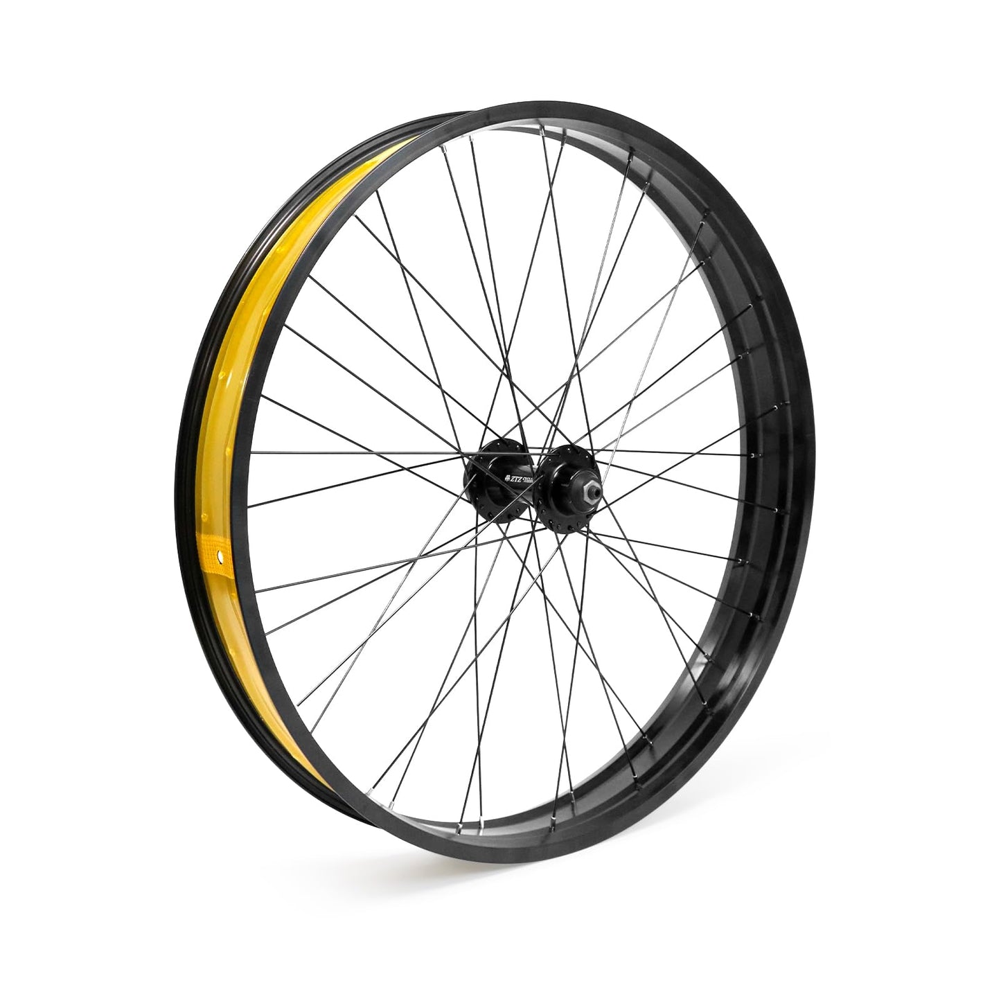 ZTZ 20/26 x 4.0 inch Fat Tire Bike Front Wheel, Aluminum Alloy Bike Rim, 36H High-Strength Fat Bike Wheelset, 135mm Hub, 9mm Quick Release, Disc Brake, Perfect for Snow, Beach, eBikes (26 * 4.0 inch)