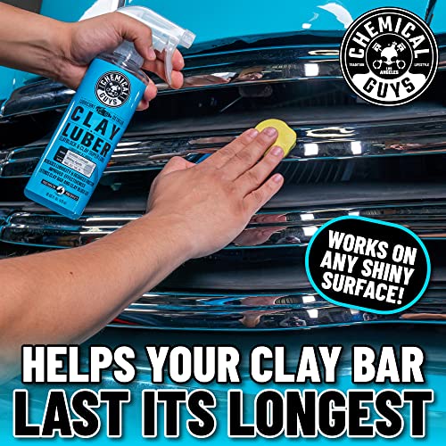 Chemical Guys CLAY_BLOCK_KIT Clay Block V2 and Clay Luber, Clayblock and Clay Super Lube, 16 fl oz