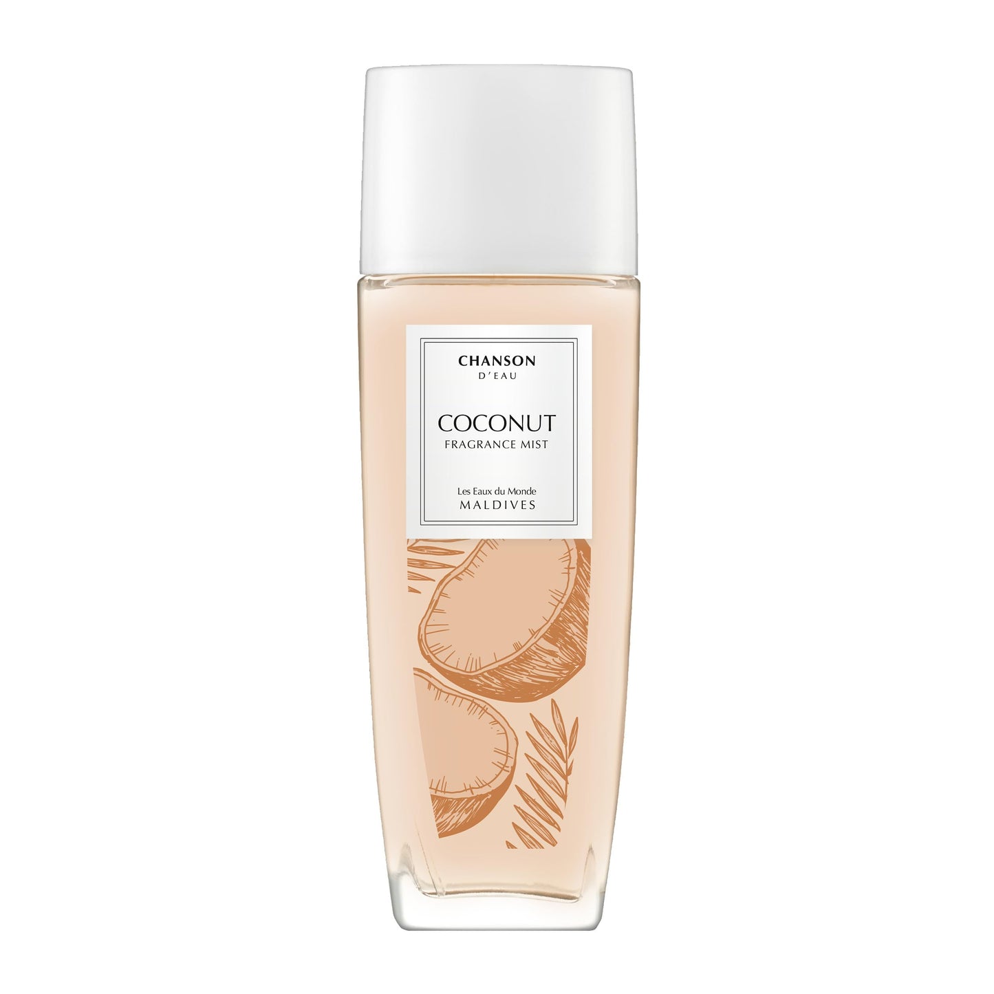 Chanson Coconut Hair & Body Mist for Women 2.5 fl oz (Pack of 1), Notes of Pear, Coconut Water, and Sandalwood, Women's Fragrance, Long Lasting, Everyday Fragrance, Travel Size