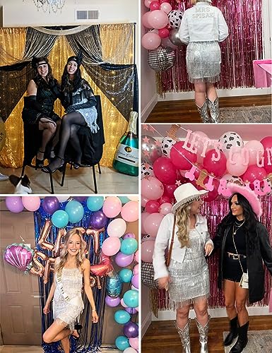 Madam Uniq Women Tassel Formal Dress Sequin Strap Mini Elegant Evening Prom Party Club Dance Gown