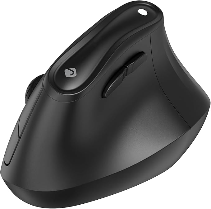 J-Tech Digital Wireless Mouse, Vertical Ergonomic Mouse with 2.4G Wireless & Bluetooth for 3 Multi-Device Function, Adjust...