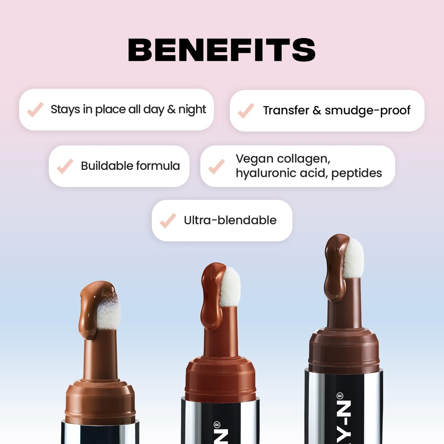 Sacheu Liquid Contour STAY-N Long Wear Bronzer Cream Contour Makeup - Long Lasting, Blendable, & Lightweight Formula (Giving Fie