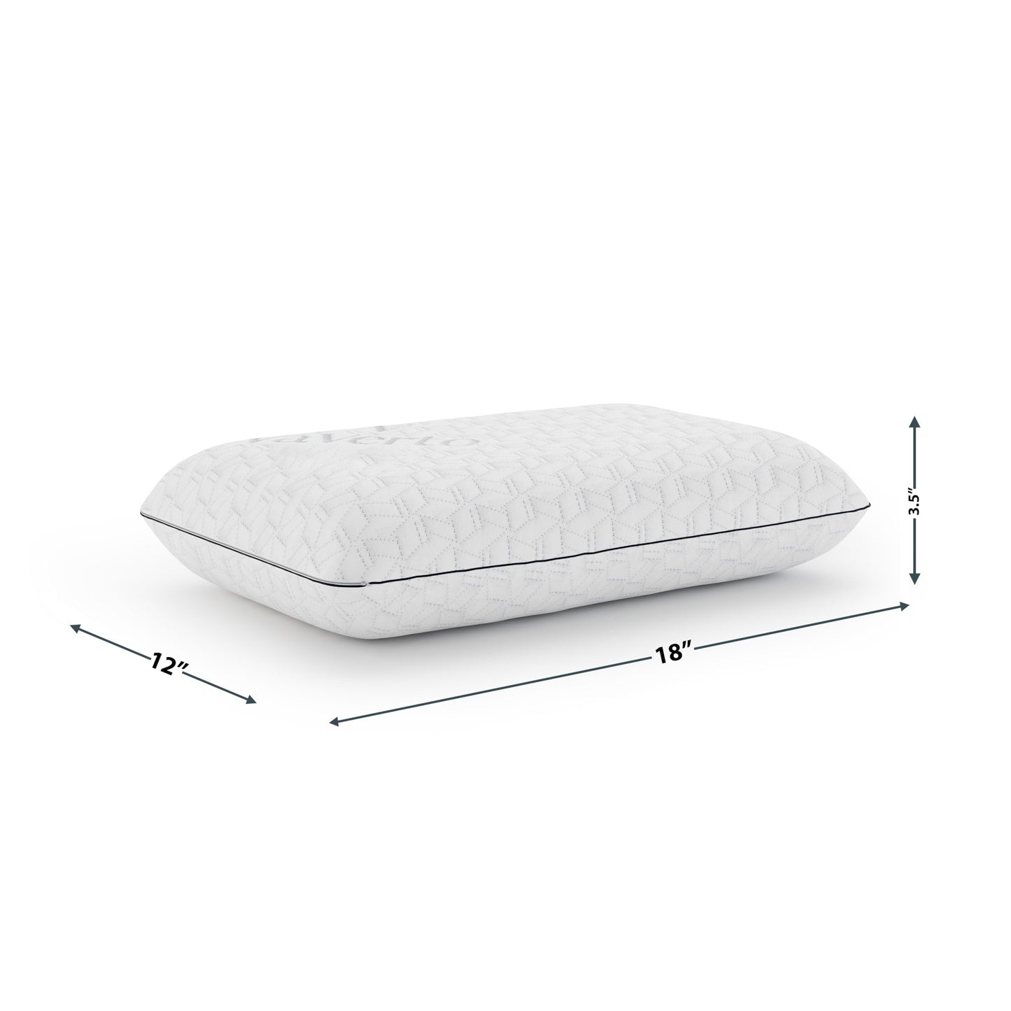 Vaverto Black Travel and Camping Pillow - Compressible Medium Firm Memory Foam, Viscose Made from Bamboo Cover, Machine Washable, Ideal for Backpacking, Airplane, Car Travel