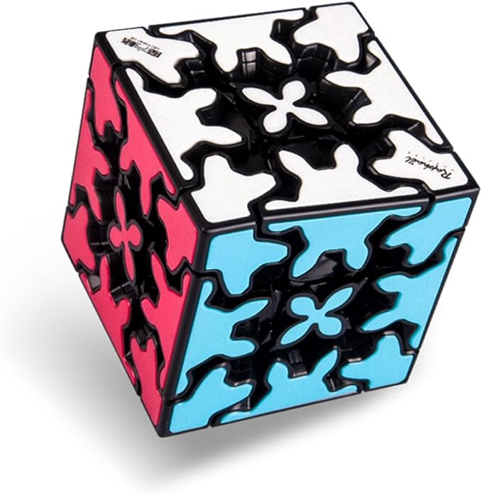 Gear 3x3x3 Speed Cube with Three-Dimensional Gear Structure